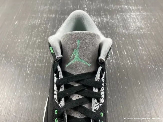 Official Maikesneakers Green Air Jordan Glow 3 CT8532-031 0528